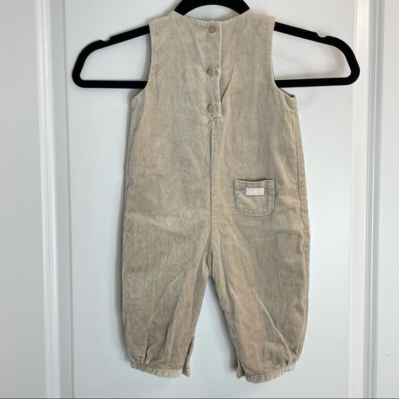 Janie & Jack Cotton Sleeveless Jumpsuit with Bows - Picture 3 of 6